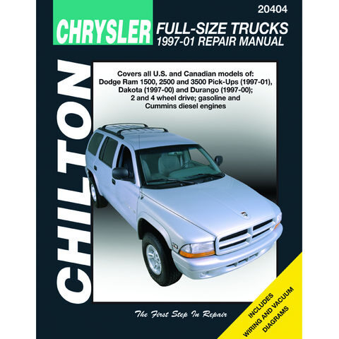 Chilton Paper Repair Manual 20404