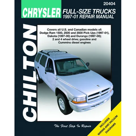 Chilton Paper Repair Manual 20404