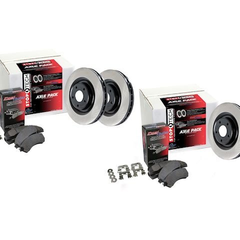 Centric Front and Rear Brake Pad and Rotor Kit 906.62044 for Chevrolet Camaro