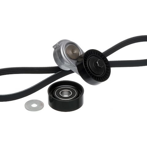 Gates Air Conditioning Serpentine Belt Drive Component Kit 90K-38196
