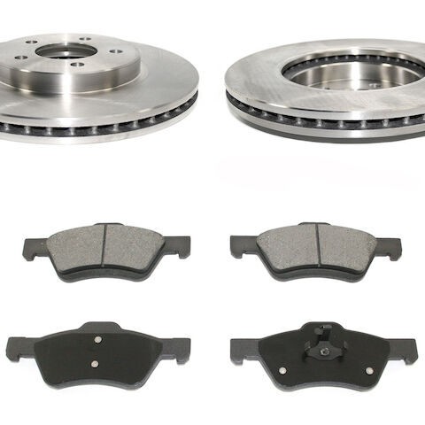 DuraGo Front Brake Pad and Rotor Kit BK7097516 for Ford Escape