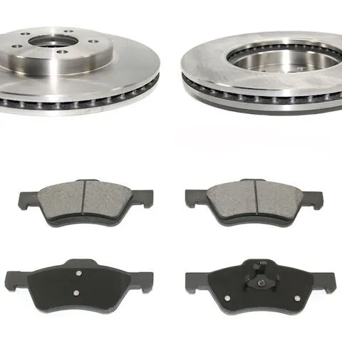 DuraGo Front Brake Pad and Rotor Kit BK7097516 for Ford Escape