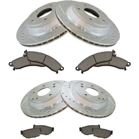 DIY Solutions Front and Rear Brake Pad and Rotor Kit BFS01993