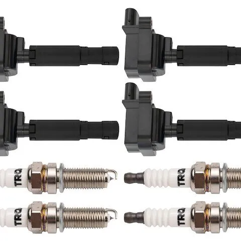 TRQ Ignition Coil and Spark Plug Kit TKA01374