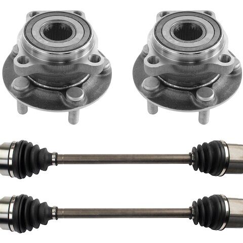 TRQ Axle and Wheel Hub Assembly Kit BHA41281