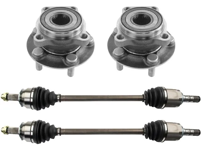 TRQ Axle and Wheel Hub Assembly Kit