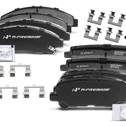Autopart Premium Front & Rear Brake Pad Set APBPD166