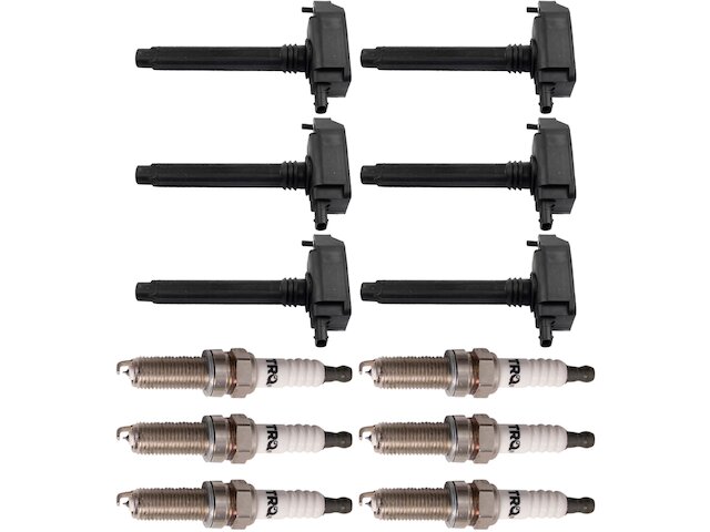 TRQ Ignition Coil and Spark Plug Kit