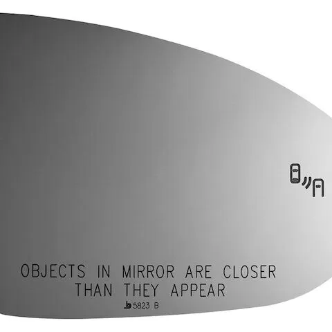 Burco Right Door Mirror Glass 5823B
