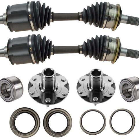 TRQ Axle and Wheel Hub Assembly Kit PSA70951