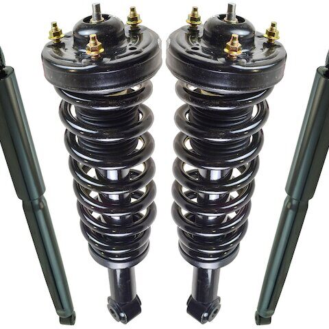 TRQ Shock Absorber and Coil Spring Assembly Set SKA61061