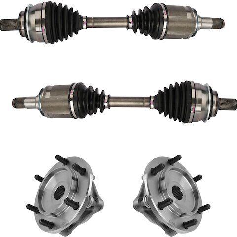 TRQ Axle and Wheel Hub Assembly Kit CSA64083