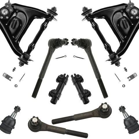 TRQ Front Control Arm Ball Joint Tie Rod End Kit PSA64530