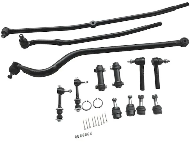 Replacement Tie Rod Ends Ball Joints Sway Bar Links Kit