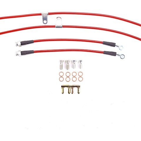 Power Stop Front and Rear Brake Hydraulic Hose Kit BH00157