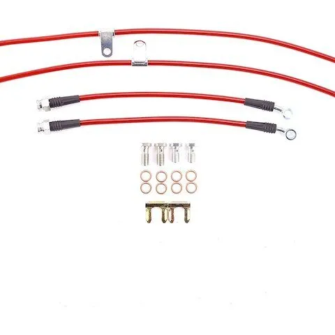 Power Stop Front and Rear Brake Hydraulic Hose Kit BH00157