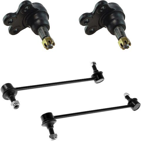 TRQ Front Ball Joint Sway Bar Link Kit PSA65821