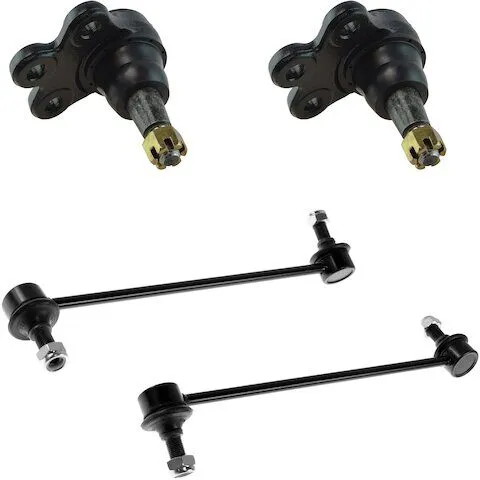 TRQ Front Ball Joint Sway Bar Link Kit PSA65821