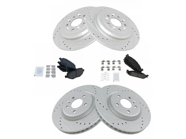 TRQ Brake Pad and Rotor Kit