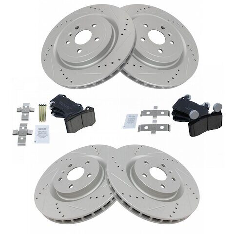 DIY Solutions Front and Rear Brake Pad and Rotor Kit BFS03299