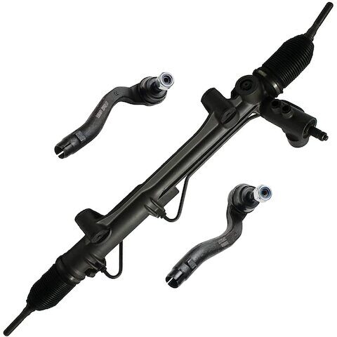 Detroit Axle Front Steering Rack and Tie Rod End Kit 3KS3000257
