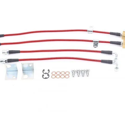 Power Stop Front and Rear Brake Hydraulic Hose Kit BH00116
