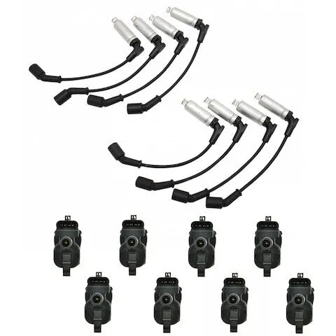 TRQ Ignition Coil and Spark Plug Wire Set ICA71515