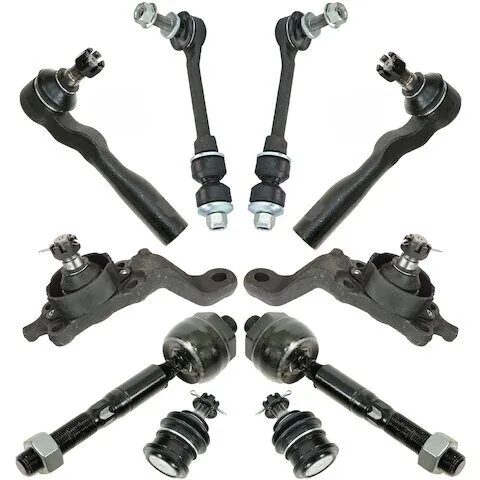 TRQ Front Ball Joint Sway Bar Link Tie Rod End Kit PSA59311