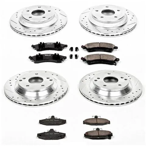 Power Stop Front and Rear Brake Pad and Rotor Kit K1518