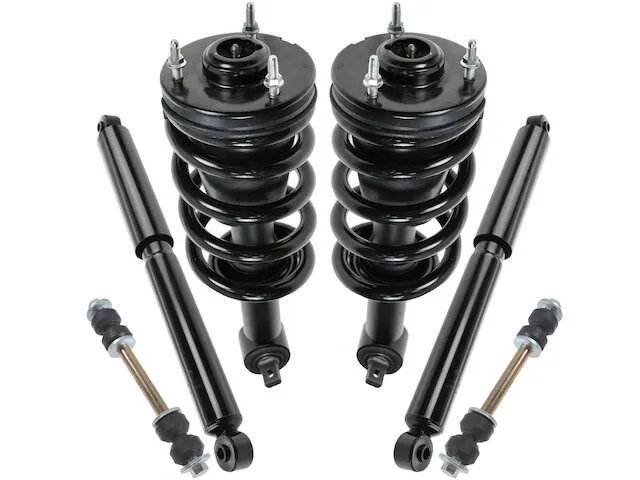TRQ Shock Coil Spring Sway Bar Link Kit