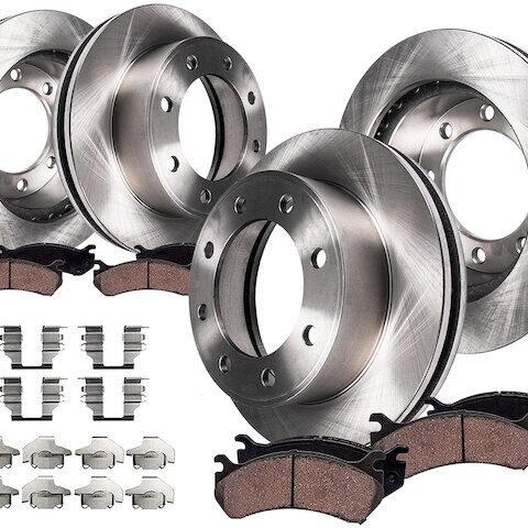 Detroit Axle Front and Rear Brake Pad and Rotor Kit 8PR1100137