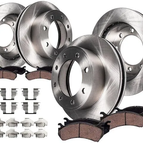 Detroit Axle Front and Rear Brake Pad and Rotor Kit 8PR1100137