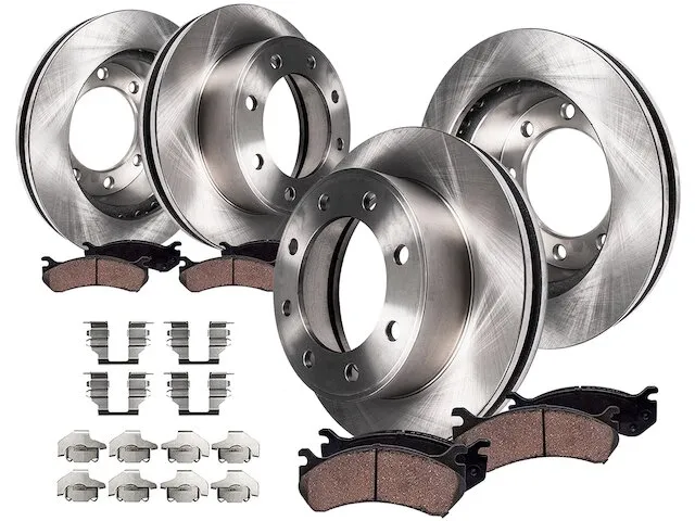 Detroit Axle Brake Pad and Rotor Kit