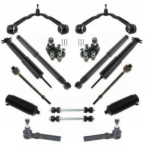 TRQ Front and Rear Suspension Kit PSA60180 for Chevrolet Silverado 1500