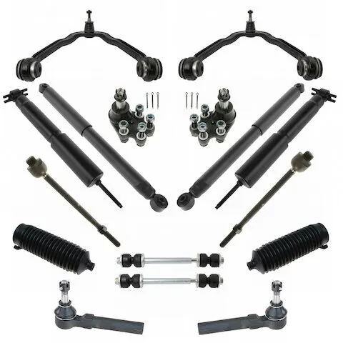 TRQ Front and Rear Suspension Kit PSA60180 for Chevrolet Silverado 1500