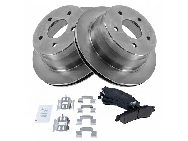 TRQ Brake Pad and Rotor Kit
