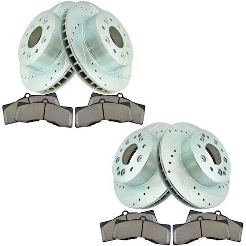 DIY Solutions Front and Rear Brake Pad and Rotor Kit BFS01959