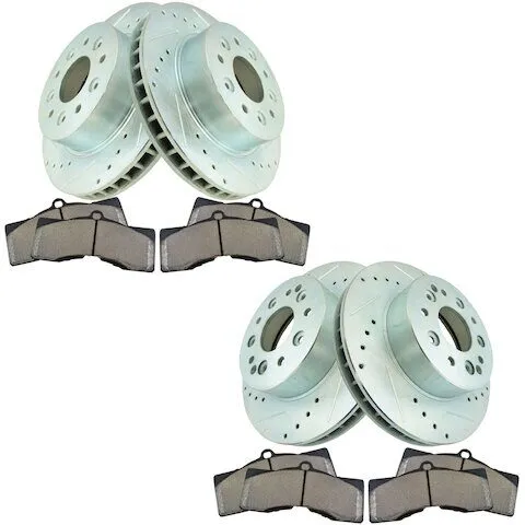 DIY Solutions Front and Rear Brake Pad and Rotor Kit BFS01959