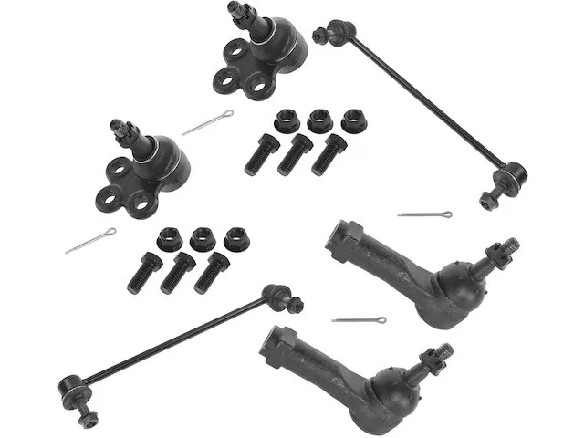 TRQ Ball Joint Sway Bar Link Tie Rod End Kit