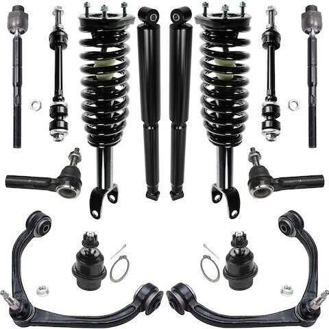 Detroit Axle Shock Strut Coil Spring Control Arm Kit 80340.14