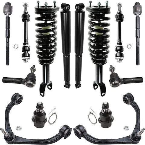 Detroit Axle Shock Strut Coil Spring Control Arm Kit 80340.14
