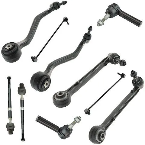 TRQ Front Control Arm Sway Bar Link Tie Rod Kit PSA59772