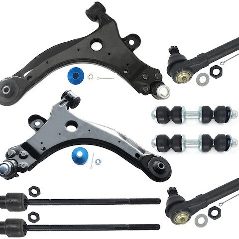 Replacement Control Arm Ball Joint Tie Rod and Sway Bar Link Kit 498-205
