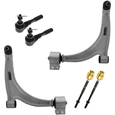 TRQ Front Control Arm and Tie Rod End Kit PSA59564
