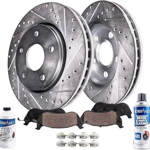 Detroit Axle Front Brake Pad and Rotor Kit 6PR2000082