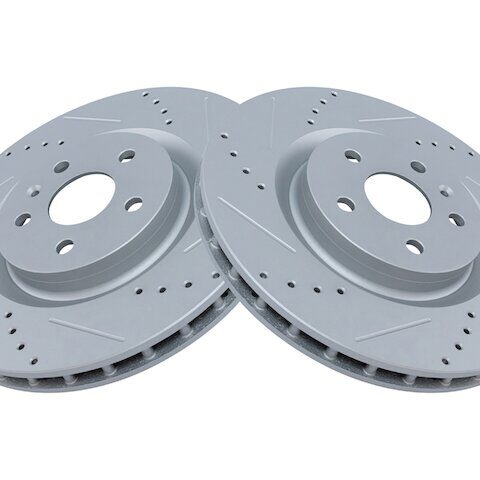 TRQ Front Brake Rotor Set BRA74795