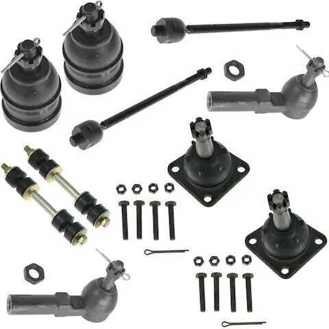 TRQ Front Ball Joint Sway Bar Link Tie Rod End Kit PSA59345