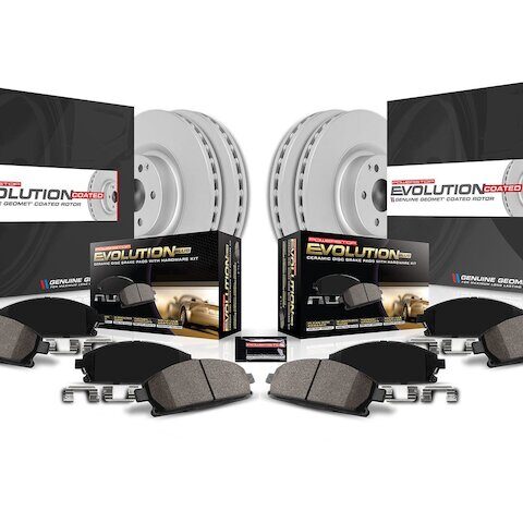 Power Stop Front and Rear Brake Pad and Rotor Kit CRK7564