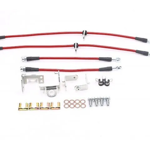 Power Stop Front and Rear Brake Hydraulic Hose Kit BH00115