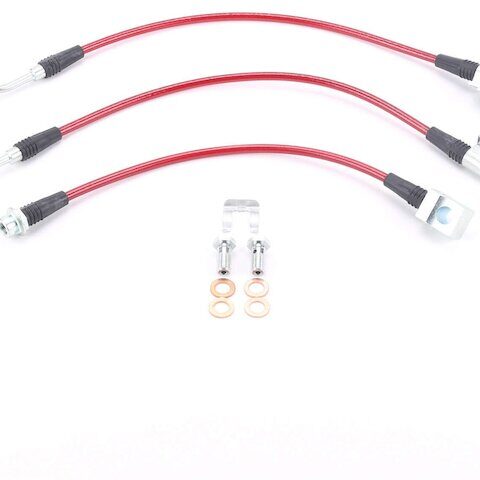 Power Stop Front and Rear Brake Hydraulic Hose Kit BH00173